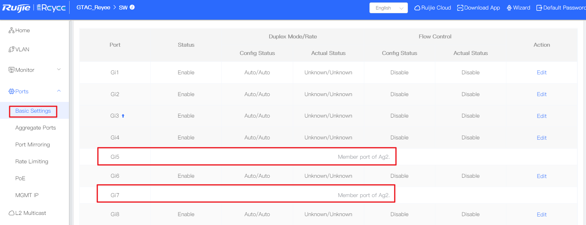 How to configure Aggregate Port on NBS series switch? - Router - Ruijie ...